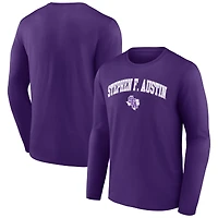 Men's Purple Stephen F Austin Lumberjacks Campus Long Sleeve T-Shirt
