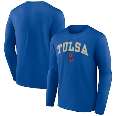 Men's Royal Tulsa Golden Hurricane Campus Long Sleeve T-Shirt