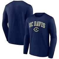 Men's Navy UC Davis Aggies Campus Long Sleeve T-Shirt