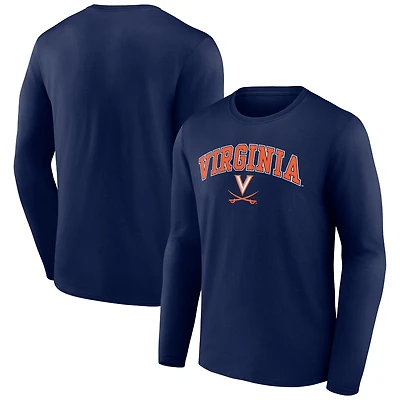 Men's Navy Virginia Cavaliers Campus Long Sleeve T-Shirt