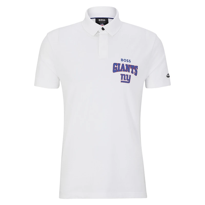 Men's BOSS X NFL  White/Royal New York Giants Punter Polo