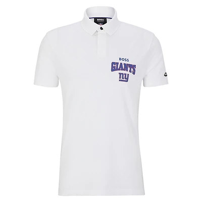 Men's BOSS X NFL  White/Royal New York Giants Punter Polo