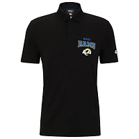 Men's BOSS X NFL  Black/Royal Los Angeles Rams Punter Polo