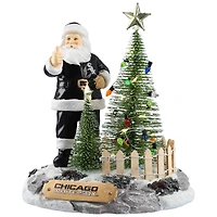 The Memory Company Chicago White Sox Santa Figurine with LED Tree
