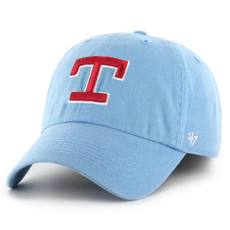 Men's '47 Light Blue Texas Rangers Cooperstown Collection Franchise Fitted Hat