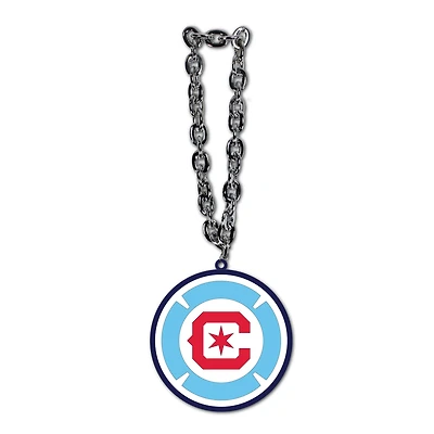 MOJO Chicago Fire Team Logo Fan Chain Necklace