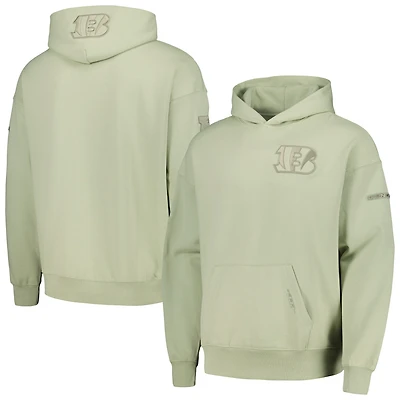 Men's Pro Standard Light Green Cincinnati Bengals Neutral Drop Shoulder Pullover Hoodie
