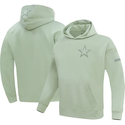 Men's Pro Standard Light Green Dallas Cowboys Neutral Drop Shoulder Pullover Hoodie