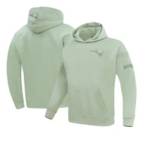 Men's Pro Standard Light Green New England Patriots Neutral Drop Shoulder Pullover Hoodie