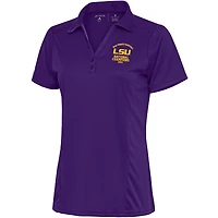 Women's Antigua  Purple LSU Tigers 2023 NCAA Women’s Basketball National Champions Tribute Polo