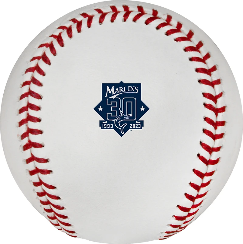 Miami Marlins 30th Anniversary Rawlings Baseball with Case