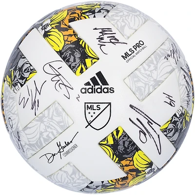 New York City FC Autographed Match-Used Soccer Ball from the 2022 MLS Season with 12 Signatures