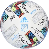 Colorado Rapids Autographed Match-Used Soccer Ball from the 2022 MLS Season with 16 Signatures - BA88044