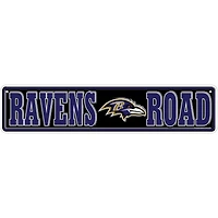 Baltimore Ravens 4" x 18" Team Boulevard Metal Sign