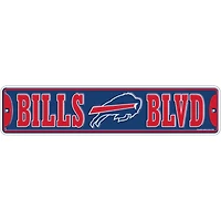 Buffalo Bills 4" x 18" Team Boulevard Metal Sign