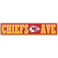Kansas City Chiefs 4" x 18" Team Boulevard Metal Sign