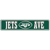 New York Jets 4" x 18" Team Boulevard Metal Sign