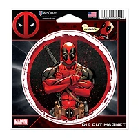WinCraft Deadpool 4.5" x 6" Die-Cut Magnet