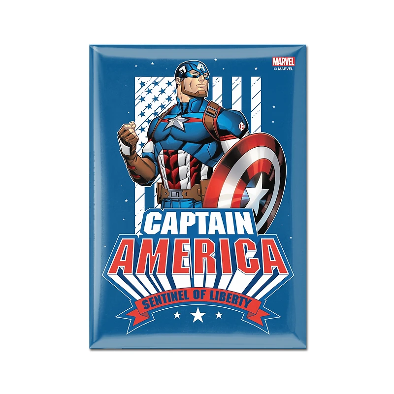 WinCraft Captain America 2.5" x 3.5" Fridge Magnet