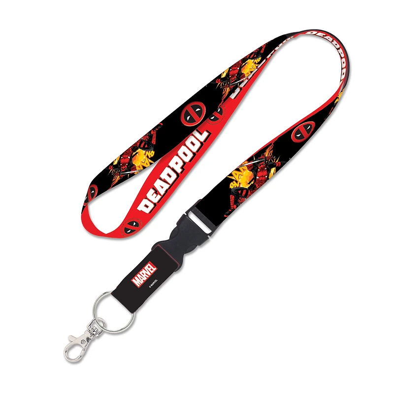 WinCraft Deadpool Lanyard with Detachable Buckle