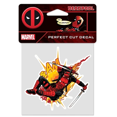 WinCraft Deadpool 4" x 4" Perfect Cut Decal