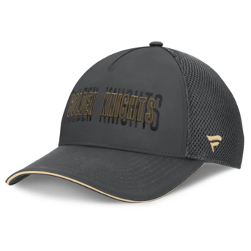 Men's Fanatics Gray Vegas Golden Knights Deke 1 Flex Hat