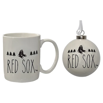 The Memory Company Boston Red Sox Holiday Ornament & Mug Set