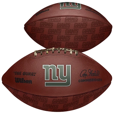 New York Giants Unsigned Wilson Showcase Duke Pro Football
