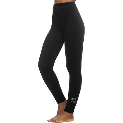 Women's ZooZatz Black Notre Dame Fighting Irish Fleece Leggings