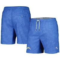 Men's Tommy Bahama Powder Blue Los Angeles Chargers Naples Layered Leaves Swim Shorts