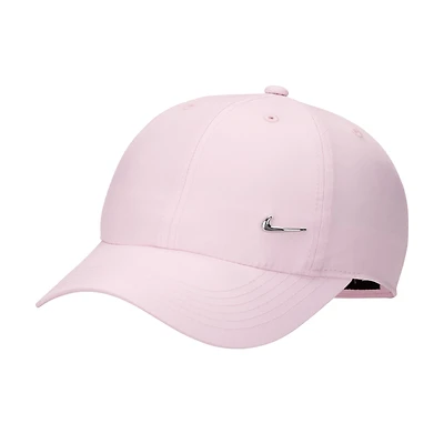 Youth Nike  Pink Heritage86 Metal Swoosh Club Performance Adjustable Hat