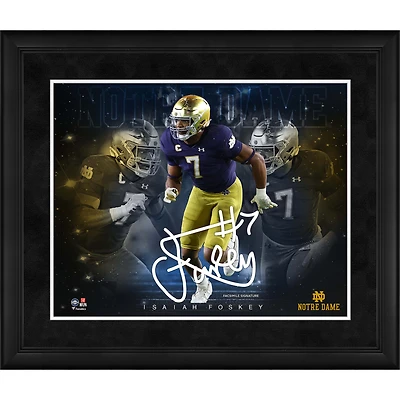 Isaiah Foskey Notre Dame Fighting Irish Framed 16" x 20" Stars of the Game Collage