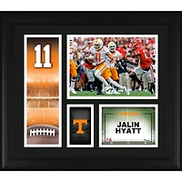 Jalin Hyatt Tennessee Volunteers Framed 15" x 17" Player Collage