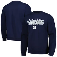 Men's Stitches  Navy New York Yankees Pullover Sweatshirt