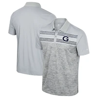 Men's Colosseum Gray Georgetown Hoyas Cybernetic Polo