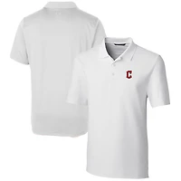 Men's Cutter & Buck  White Cleveland Guardians Forge Stretch Polo