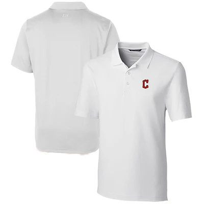 Men's Cutter & Buck  White Cleveland Guardians Forge Stretch Polo