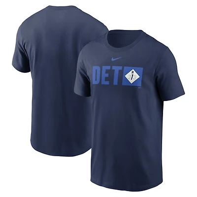 Men's Nike Navy Detroit Tigers City Connect Tricode T-Shirt