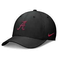 Men's Nike Black Alabama Crimson Tide Rise SwooshFlex Dri-FIT Hat