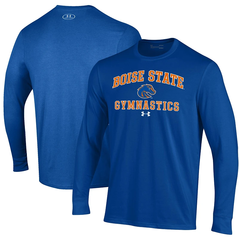 Men's Under Armour  Royal Boise State Broncos Gymnastics Performance Long Sleeve T-Shirt