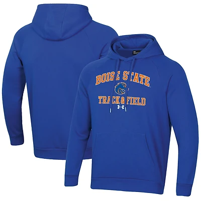 Men's Under Armour  Royal Boise State Broncos Track & Field All Day Fleece Pullover Hoodie