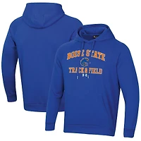 Men's Under Armour  Royal Boise State Broncos Track & Field All Day Fleece Pullover Hoodie