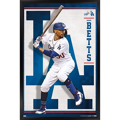 Mookie Betts Los Angeles Dodgers 23" x 34" Framed Player Poster
