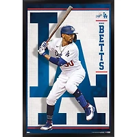 Mookie Betts Los Angeles Dodgers 23" x 34" Framed Player Poster