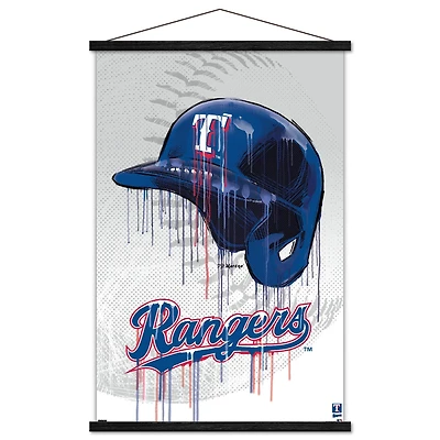 Texas Rangers 24" x 34.75" Magnetic Framed Team Poster