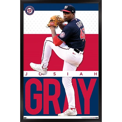 Josiah Gray Washington Nationals 23" x 34" Framed Player Poster