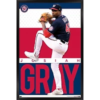 Josiah Gray Washington Nationals 23" x 34" Framed Player Poster