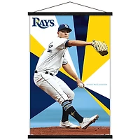 Shane McClanahan Tampa Bay Rays 24" x 34.75" Magnetic Framed Player Poster