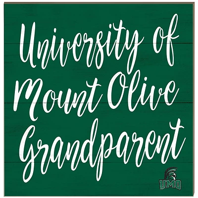 Mount Olive Trojans 10'' x 10'' Grandparent Plaque