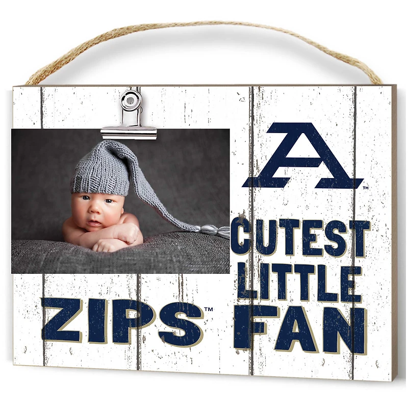 Akron Zips 8'' x 10'' Cutest Little Weathered Logo Clip Photo Frame
